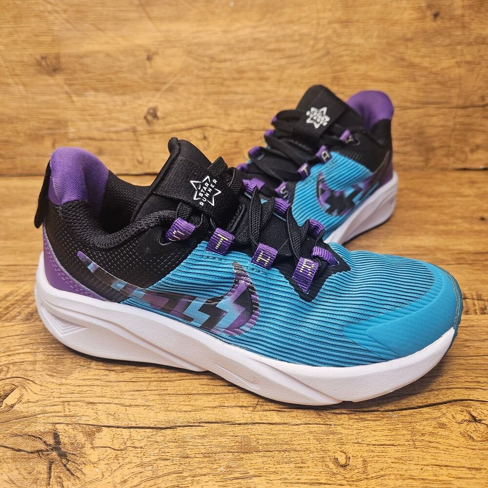 Nike Star Runner Blue Purple running Sneakers size 12